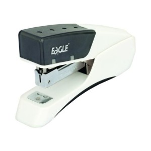 Zszywacz metalowy do 25 kartek na zszywki 24/6 EAGLE SOFT TOUCH S5173 biały 1szt. /110-1598/