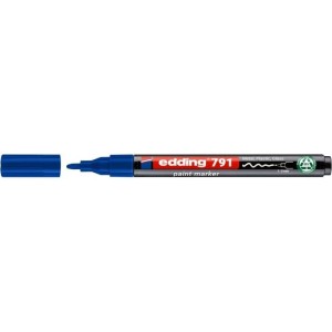 Marker olejowy okrągły 1-2mm EDDING E-791 PCR niebieski 1szt. /ED-791PCR003/