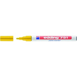 Marker olejowy okrągły 1,0-2,0mm EDDING 751 żółty /751/005/Z ED/