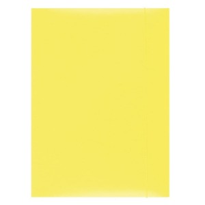 Teczka z gumką A4 lakierowana 300g OFFICE PRODUCTS żółta /21191131-06/