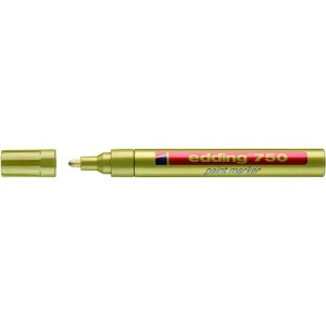 Marker olejowy okrągły  2,0-4,0mm EDDING 750 złoty /ED-750053/