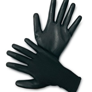 Rękawice ekonomiczne montażowe HS-04-003 POLIESTER+POLIURETAN czarne rozmiar 10/XL /V0108006360100/