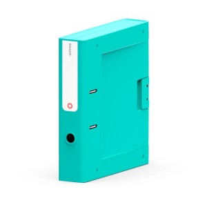 Segregator A4/70 z opcją plomby plastikowy NEWBINDER turkusowy 1szt /OR-1817/