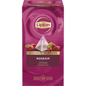 Herbata czarna LIPTON EXCLUSIVE SELECTION PIRAMIDKI dzika róża 25szt. /SP-019991/
