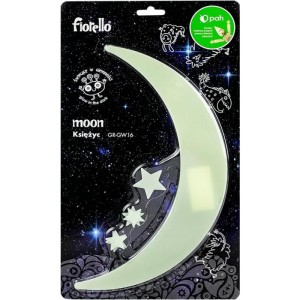 Ozdoby fluorescencyjne FIORELLO GR-GW16 zestaw księżyc i gwiazdy /170-2812/