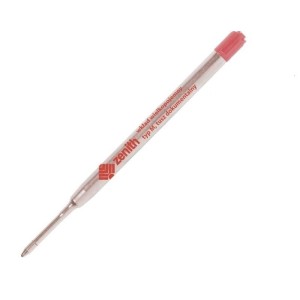 Wkład do długopisu ZENITH metalowy czerwony 1szt. /11042003/