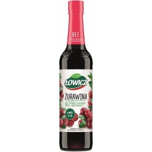 Syrop ŁOWICZ 400ml żurawinowy 1szt. /SP-745858/