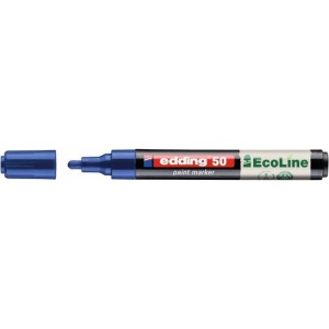 Marker olejowy okrągły 2,0-3,0mm na bazie wody EDDING e-50 ECOLINE niebieski 1szt. /ED-50-003/