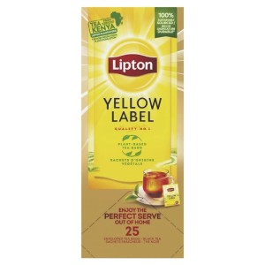 Herbata czarna LIPTON YELLOW LABEL kopertowana 25szt.  /SP-009299/