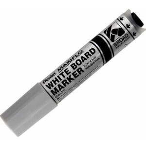 Marker suchościeralny z tłoczkiem okrągły 3,0-3,3mm PENTEL MAXIFLO MWL5W czarny 1szt. /MWL5W-A/