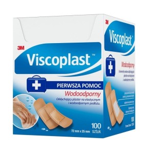 Plaster z opatrunkiem VISCOPLAST MINIFOL 72 x 25mm 100szt. /3M-YP201060503/
