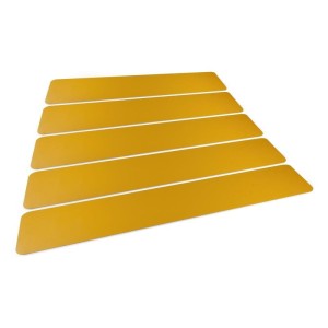 Oznaczenie podłogowe do znakowania "przejście dla pieszych" DURABLE 1200mm x 200mm x 0,5mm odklejalne żółte 5szt. /181004/