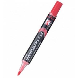 Marker suchościeralny z tłoczkiem okrągły 1,0-5,0mm PENTEL MAXFILO MWL5SBF czerwony 1szt. /MWL5SBF-B/