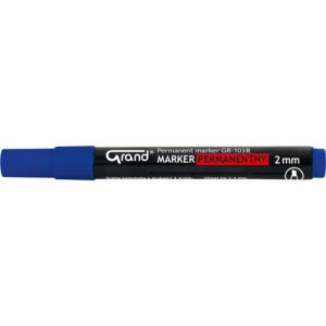 Marker permanentny okrągły 2,0mm GRAND GR-103 niebieski
