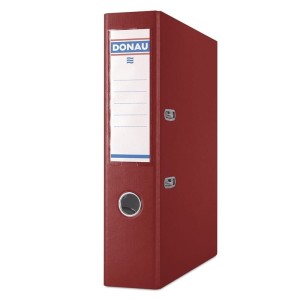 Segregator A4/75 z szyną DONAU PREMIUM-S bordowy /3975001PL-05/
