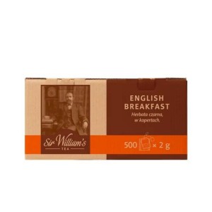 Herbata czarna kopertowana SIR WILLIAMS ENGLISH BREAKFAST 500szt.