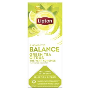 Herbata zielona kopertowana LIPTON BALANCE GREEN TEA CITRUS 25szt. /SP-021383/