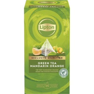 Herbata zielona LIPTON EXCLUSIVE SELECTION piramidki mandarynka 25szt. /SP-020010/