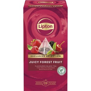 Herbata czarna LIPTON EXCLUSIVE SELECTION PIRAMIDKI owoce leśne 25szt. /SP-020584/