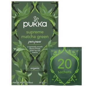 Herbata zielona kopertowana PUKKA SUPREME MATCHA GREEN 20szt. /SP-012005/