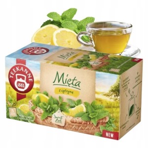Herbata ziołowo-owocowa kopertowana TEEKANNE mięta z cytryną 20szt. /71503/