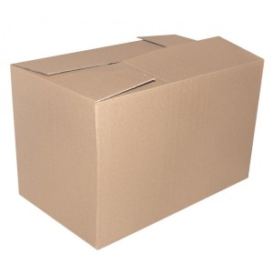 Pudło/karton klapowe/wysyłkowe/przeprowadzkowe 627x367x394mm tektura 3 warstwowa fala b 410g szare OFFICE PRODUCTS /15052711-10/