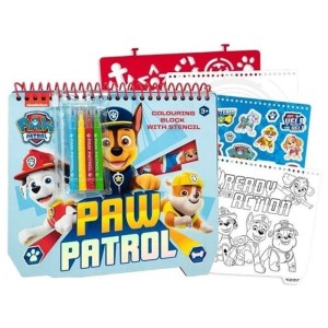 Zeszyt do rysowania na spirali ROZETTE PAW PATROL/PSI PATROL z mazakami /PW01009/