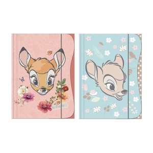 Teczka z gumką A4 kartonowa 270g BENIAMIN BAMBI mix wzorów 1szt. /110142/