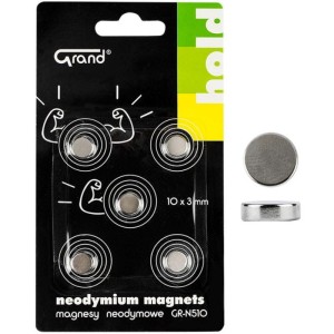 Magnesy neodymowe 10x3mm GRAND GR-N510 5szt. /130-1968/