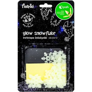 Ozdoby fluorescencyjne FIORELLO GR-GW12 śnieżynki  /170-2808/