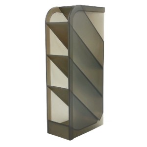 Przybornik na biurko D.RECT dymny 1szt. /110814/