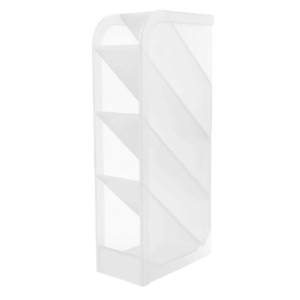 Przybornik na biurko D.RECT transparentny mleczny 1szt. /110813/