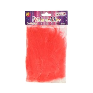 Piórka 10-12cm jasne czerwone 50szt. /P-101/