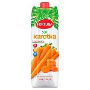 Sok FORTUNA 1L karotka marchew