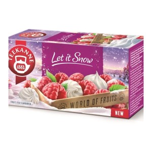 Herbata owocowa kopertowana TEEKANNE LET IT SNOW słodka beza i maliny 20szt.