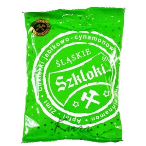 Cukierki landrynki 80g ŚLĄSKIE SZKLOKI jabłkowo-cynamonowe