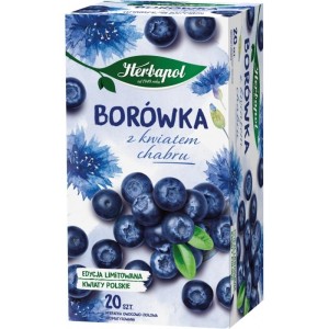 Herbata ziołowo-owocowa HERBAPOL borówka z kwiatem chabru /SP-006918/