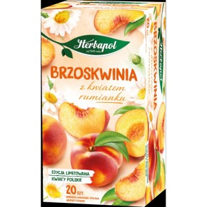 Herbata ziołowo-owocowa HERBAPOL brzoskwinia z kwiatem rumianku /SP-006932/
