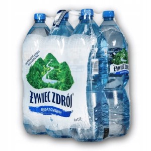 Woda źródlana ŻYWIEC Zdrój niegazowana 1,5l, 6 szt.