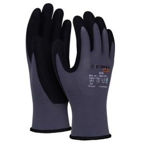 Rękawice montażowe DONAU SAFETY FLEX rozmiar XL/10 szaro-czarne 2szt. /32061721-10/