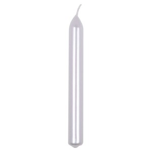Świeca stołowa prosta lakierowana 20,0 x 170,0mm DONAU HOME biała 10szt. /45331212-14/