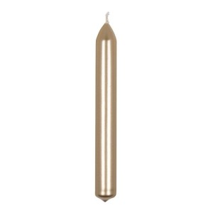 Świeca stołowa prosta lakierowana 20,0 x 170,0mm DONAU HOME złota 10szt. /45331212-42/