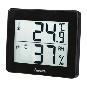 TERMOMETR HIGROMET R TH-130 HAMA CZARNY 1szt.  /186361/