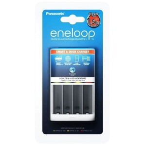 Ładowarka PANASONIC ENELOOP AA/AAA 4-POS SMART  QUICK /PABQ-CC55E/61/ /002144100000/