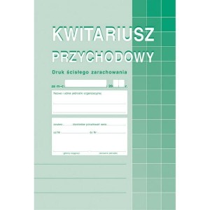Druk "Kwitariusz Przychodowy" MICHALCZYK I PROKOP A5 /400-3/