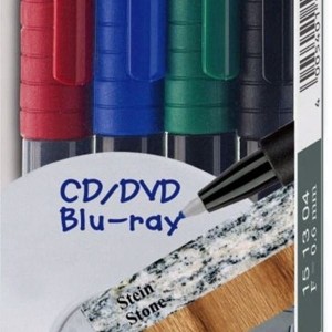 Marker foliopis f FABER CASTELL Multimark w etui 4kolory /151304FC/