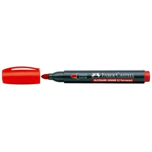 Marker permanentny okrągły 2,8mm FABEL-CASTELL 52 czerwony 1szt. /157821 FC/