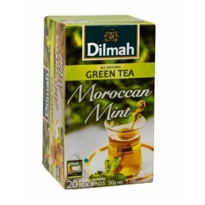 Herbata zielona ekspresowa DILMAH GREEN TEA MOROCCAN MINT mięta 20szt.