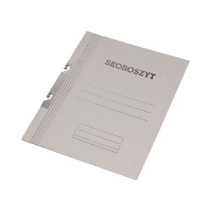 Skoroszyt zawieszkowy kartonowy A4 pełny 300g  biały IDEST /4-00723/