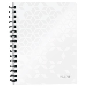 Kołozeszyt A4/80 kratka LEITZ WOW biały /46380001/